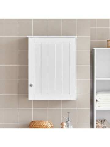 Wandschrank in Reinweiß - (W) 23 x (H) 52 x (L) 40 cm