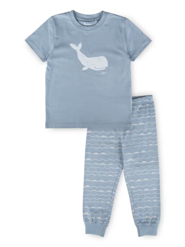 Pyjama Nachtwäsche in Hellblau