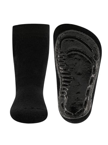 Stoppersocken Uni in schwarz