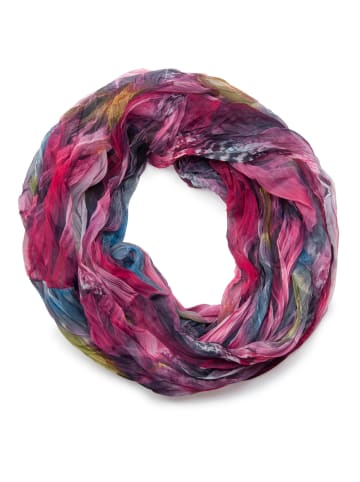 Loop mit Feder Muster in Pink