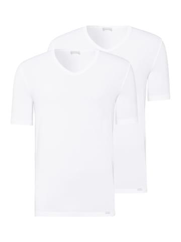 Unterhemd / Shirt Kurzarm Natural Function in Weiß