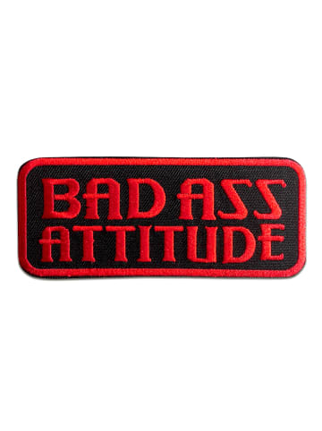 Bad Ass AttitudeApplikation Bügelbild inSchwarz