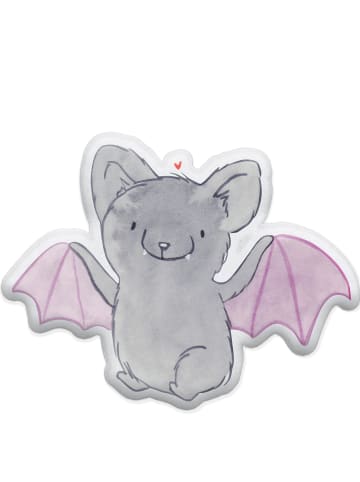 Kuschelkissen Fledermaus Classic ohne Spruch in Weiß