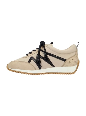 Sportliche Schnürschuhe in Beige