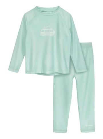 UV-Schutz Bade-Shirt 1/1-Arm Surf-Bus m. Legging in mint