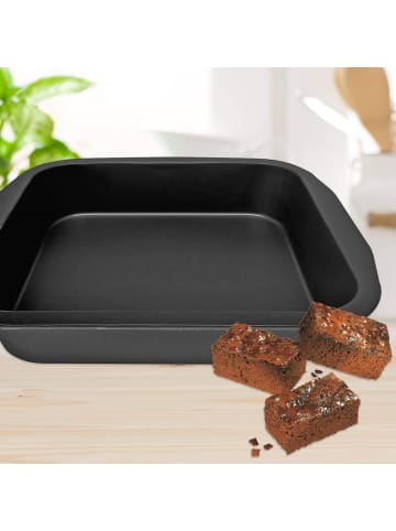 Brownieform Black Metallic, 27x26x5 cm