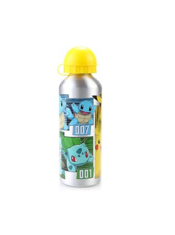 Pokémon Kinder Wasserflasche Trinkflasche aus Aluminium in Silber
