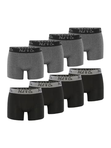 Retroshorts 8-Pack Jersey in schwarz/anthrazit