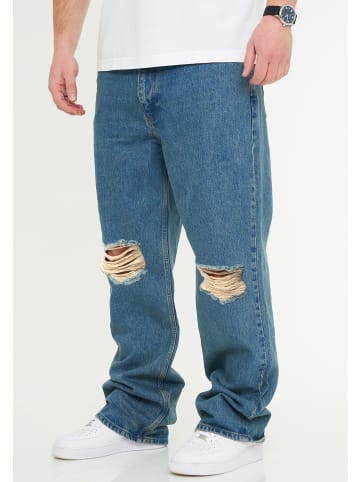 Jeans - DCPAPILON Lange Hose Ripped Loose-Fit Baggy in Vintage Blue