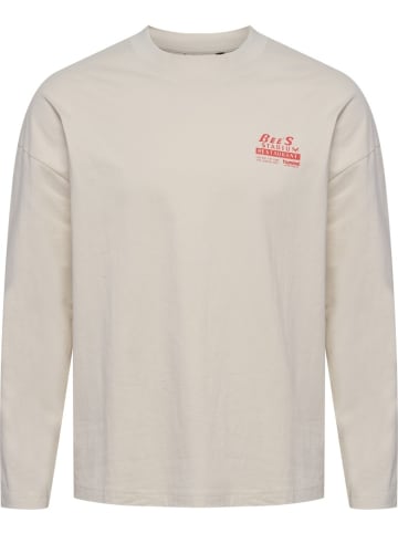Longsleeve "Loose T-Shirt Longsleeve Bees Stadium" in Weiß