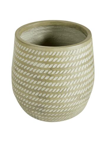 Outdoor Blumentopf LIVADIA in Grün - (W) 27 x (H) 32 x (L) 27 cm