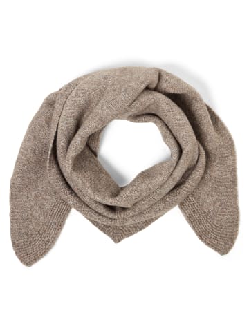 Dreiecksschal Bikona in taupe - 0001