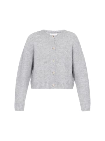 Women Cardigan in grey melange