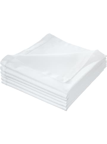 Baumwolle Serviette 6er-Pack in weiß