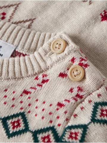Weihnachts-Strickpullover Nbnralko in peyote melange