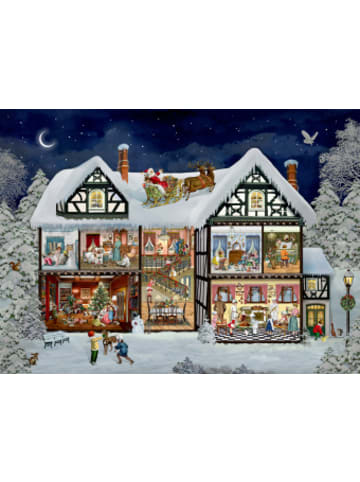 Kalender - A3-Wand-Adventskalender - Im Adventshaus