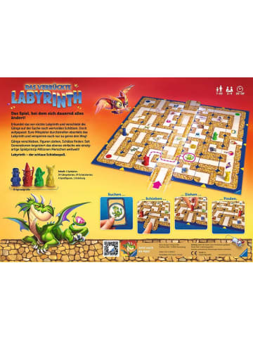 Ravensburger Konzentrationsspiel Das verrückte Labyrinth in bunt