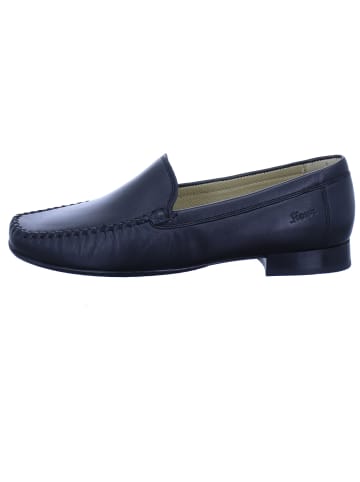 Mokassin Slipper in schwarz