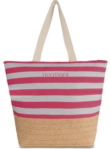 Große Strandtasche Mackay in Burgund