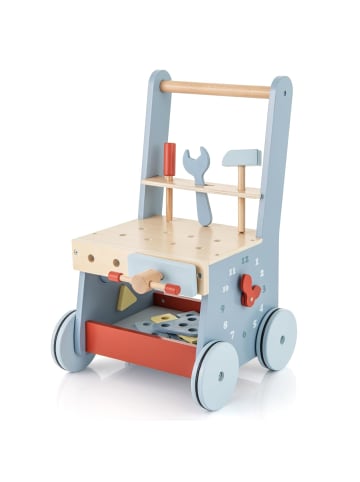 Lauflernwagen Holz in Blau