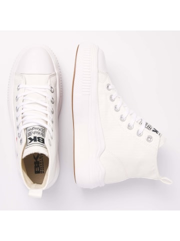 Sneaker Kaya flow mid in cremeweiss/rotes herz