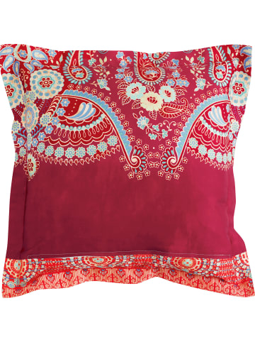 Fein Satin Kuschelkissenbezug Gran Paradiso in rot
