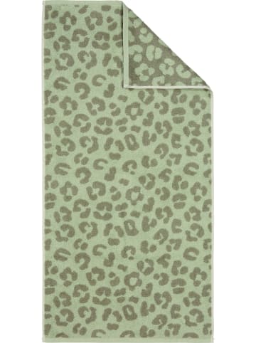 Frottier, Jacquard Duschtuch in jade-oliv