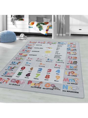 Kinder Teppich Paula in Grau