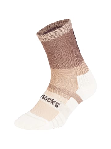 Sportsocken Active Performance in Braun,Weiss,Beige