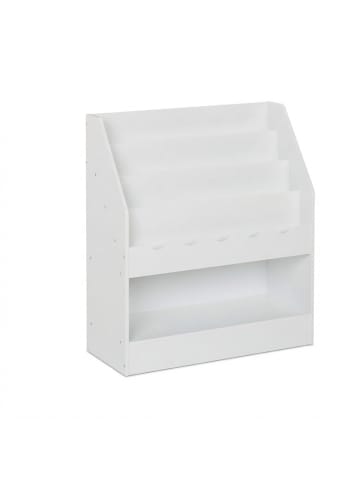 Kinderbücherregal in Weiß - (B)70 x (H)80 x (T)30 cm