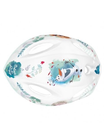 Disney Frozen Kinderhelm Fahrradhelm für Kinder mit Frozen-Design in weiß