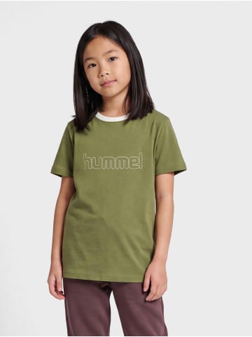 T-Shirt Hmlcloud Kinder in OLIVE BRANCH