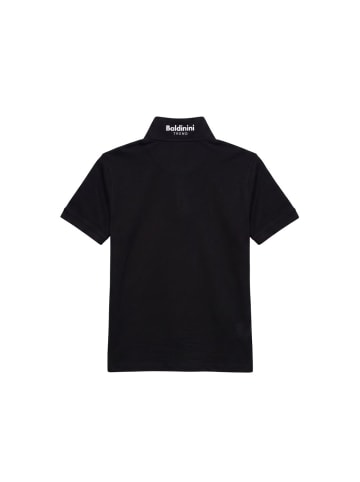 Schwarz Baumwolle Herren Polo