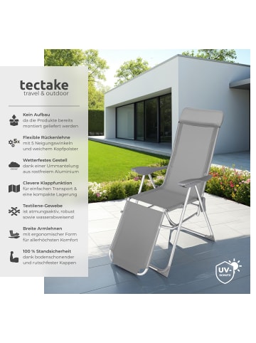 Balkonstuhl, Textilene-Gewebe, klappbar, 146,5 x 59 x 117,5 cm