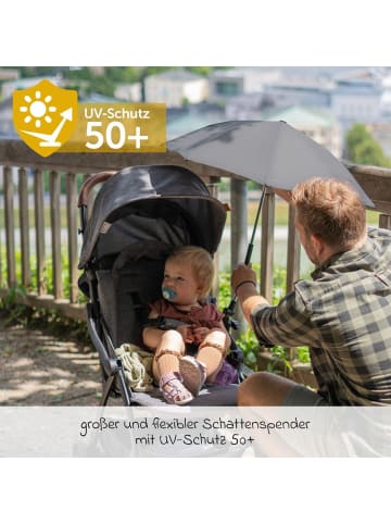 Universal Sonnenschirm für Kinderwagen in grau