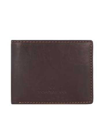 Lary Geldbörse Leder 12 cm brown