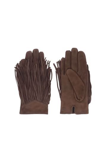 Handschuhe (Echt-Leder) in Braun