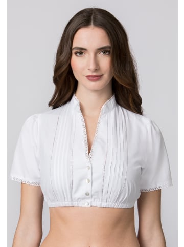 Stockerpoint Dirndlbluse Ariana in weiss