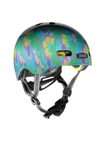 Kinder-Fahrradhelm Baby Nutty in grün-blau