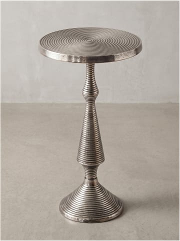 Beistelltisch rund, lackiertes Aluminium, für Wohnzimmer