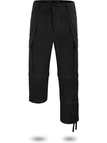 Herren 3-in-1 Zip-Off Moleskinhose Daytona in Schwarz