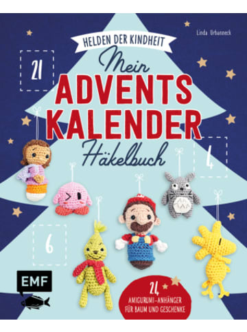 Buch - Mein Adventskalender-Häkelbuch: Helden der Kindheit - Merry X-Mas