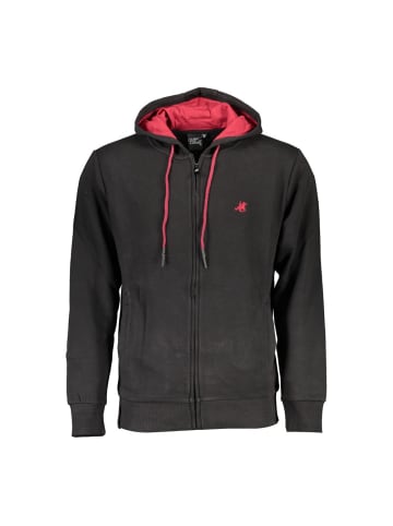 Schwarz Herren Hoodie aus Baumwolle