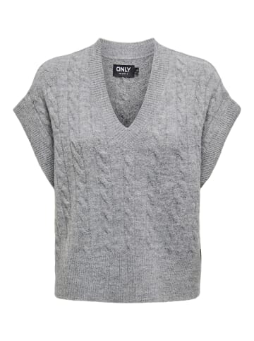 Weste in Medium Grey Melange