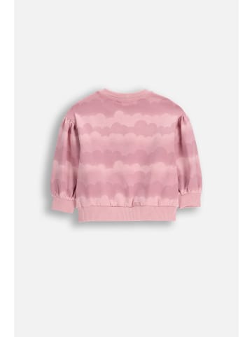 Langarmshirt in gedämpftes Rosa