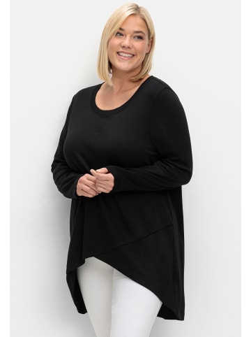 Longshirt in schwarz