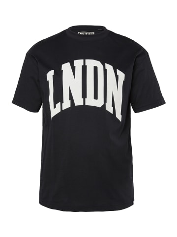 Kurzarm T-Shirt in schwarz