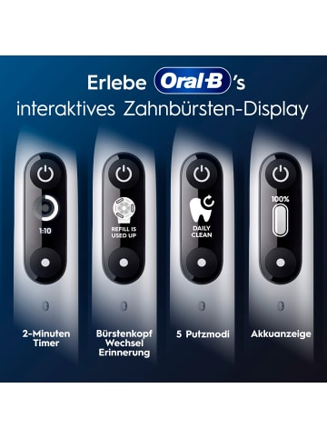 Elektrische Zahnbürste "iO Series 6 + Reiseetui" in Weiß