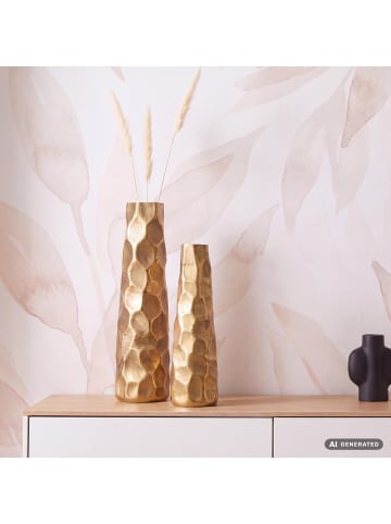 Vase in Gold / Aluminium / 15x15x15