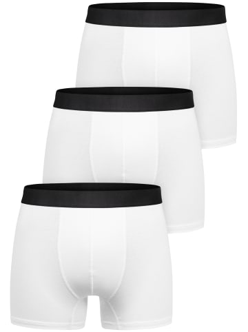 3er Pack Boxershorts BEAU in Weiß/Schwarz